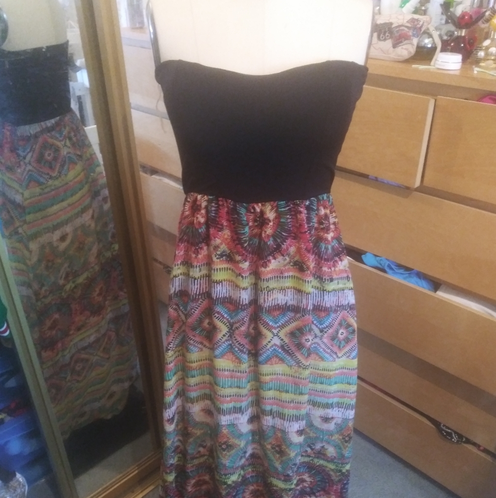 Sundress tube Style maxi
